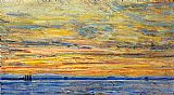 Childe Hassam Famous Paintings - Evening